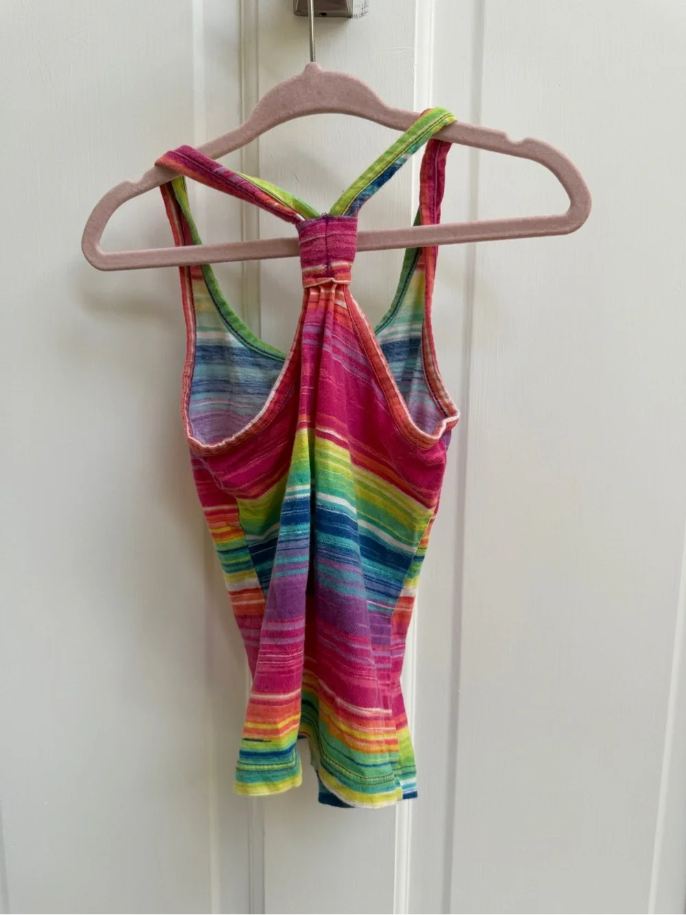 The Children's Place 4T Girls Rainbow Striped Tank Top Shirt Blouse